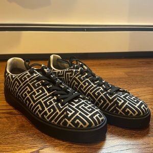 Men’s Balmain B-Court Jacquard Low Top Sneakers